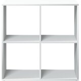 Pregrada za sobe, bijela, 69,5 x 29 x 69,5 cm, od inženjerskog drva | shoptok.hr