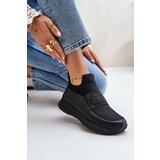 ARTIKER Sporty Shoes On Platform Leather Black | Shoptok.si