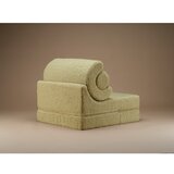 Wigiwama Zelen otroški fotelj iz tkanine bouclé Flipster – | Shoptok.si