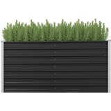 vidaXL Visoka greda antracitna 160x40x77 cm pocinkano jeklo Cene