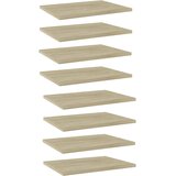 Police za knjige 8 kom boja hrasta sonome 40x30x1,5 cm iverica | Eponuda.ba