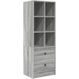 vidaXL stol s pohranom siva sonoma konstruirano drvo | shoptok.hr