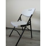 rasklopiva stolica metal - tvrda plastika