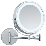Wenko zidno zrcalo s povećalom i LED svjetlomoo Power-Loc Lumi | shoptok.hr