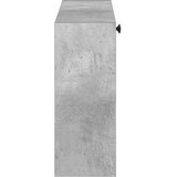  Ormar za cipele na zidu ALKMAAR 71 x 17 x 43 cm Betonska siva | shoptok.hr