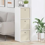  Strani šal s predalom Bela 35 x 32 x 99,5 cm, (5000233842) | Shoptok.si