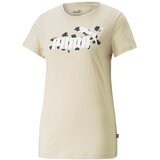 Puma ESS+ ANIMAL TEE, ženska majica, bež 673687 cene