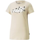 Puma Majice s kratkimi rokavi ESS ANIMAL TEE Bež Cene