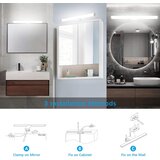 AZHIEN LED svetilka za ogledalo 40cm, 4000K, IP44 | Shoptok.si