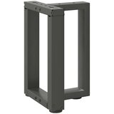 vidaXL Noge za stolić T-oblika 2 kom antracit 38x25x(42-43) cm čelik | shoptok.hr