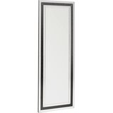 XORA STENSKO OGLEDALO, 160/60/2,3 cm steklo, leseni material | Shoptok.si