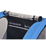 Prikolica za bicikl sivo-plava 30 kg | shoptok.hr
