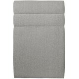 Sommeil de plomb Naglavna deska 90 cm Črte - Siva Blago Oblazinjena kodrasti učinek, (21613132) Cene