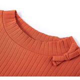  Dječja majica s dugim rukavima tamnonarančasta 104 | shoptok.hr