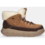 Ugg Gležnjače Terretrail Cozy Lace za žene, boja: smeđa, s platformom, s toplom podstavom, 1158210-CHE | shoptok.hr