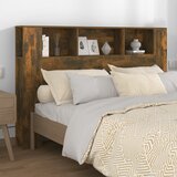 Maison Chic vzglavna omarica - nočna omarica - posteljna omarica dimljeni hrast 160x18,5x104,5 cm, (21705802) | Shoptok.si