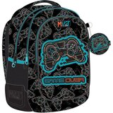 Luna must team game školska torba s tri zaobljena pretinca, uzorak nogometne lopte, ruksak 32x18x43 cm Cijene
