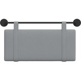  Držeće uzglavlje Zidne Svijetlo siva 100 x 55 x 5 cm tkanina - Svjetlosiva 90 cm bez LED svjetla | shoptok.hr