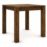  Hrastov stol 80 x 80 cm, crni | shoptok.hr