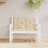  Jastuci za vrtnu klupu 2 kom bež 100x50x7 cm tkanine Oxford | shoptok.hr