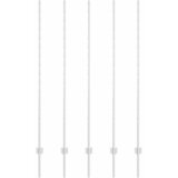 vidaXL Stebri Ograje 10 kos U-Kanal 150 cm Cinkano Jeklo | Shoptok.si