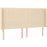  Uzglavlje krem 163 x 16 x 118/128 cm od tkanine | shoptok.hr