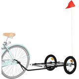 vidaXL Tovorna prikolica za kolo črna 126x63x34 cm železo | Shoptok.si