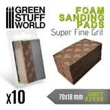 FOAM Sanding Pads Grit 2500 Pack x10 | Brusni sunđeri 2500 set 10