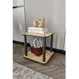 Hanah home Pomoćni stočić Tier Square, 34x38x34 cm, Boje hrasta | ePonuda.com