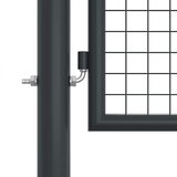  Vrtna vrata od mrežastog čelika 400x125 cm siva | shoptok.hr