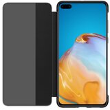 Huawei Original preklopna torbica smart view za p40 črna z okenčkom | Shoptok.si