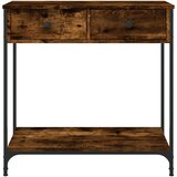  Konzolni stol boja hrasta 75 x 34 5 x 75 cm konstruirano drvo | shoptok.hr