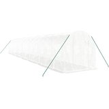  Staklenik s čeličnim okvirom bijeli 28 m² 14 x 2 x 2 m | shoptok.hr
