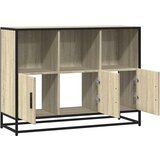  Komoda sonoma hrast 100x35x76 cm izrađeno drvo | shoptok.hr