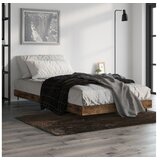vidaXL Okvir za krevet boja hrasta 90x190 cm konstruirano drvo Cijene