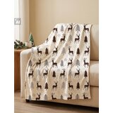 Sinsay Božićna deka s motivom sobova i jelki | shoptok.hr