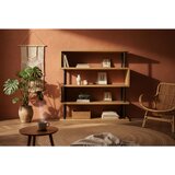 XORA REGAL 156/165/35 cm črna, barve hrasta | Shoptok.si