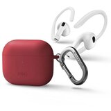 Uniq NEXO OVITEK ZA AIRPODS 3 + SILIKONSKE KLJUBKE ZA UŠESA RDEČ, (22006244) Cene