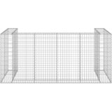  Gabionski zid za kante od pocinčanog čelika 254 x 100 x 110 cm | shoptok.hr