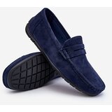 Boto marka niezdefiniowana Men's Suede Moccasins Dark Blue Wesley | Shoptok.si