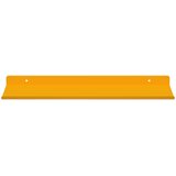  Lebdeća polica Zidne 4 pcs Žuta 40 x 18 x 2,5 cm Čelik | shoptok.hr