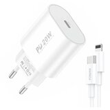 Foneng Hitri polnilec 1x USB PD 3.0 EU39 + USB C na Lightning, (20628105) Cene
