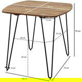 MID.YOU Jedilna Miza Kela | Shoptok.si