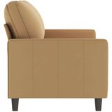  Kavč dvosed rjav 140 cm žamet | Shoptok.si