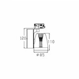  led ref šinski 337201-1 20W 4000K beli trofazni Cene