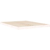  Kreveta bijeli 150 x 200 cm bračni od masivne borovine | shoptok.hr