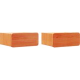  Nočna omarica s predalom 2 pcs Voskast rjav 39 x 34 x 16,5 cm, (5000161360) | Shoptok.si