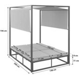 Beldano VRTNI LEŽALNIK POSTELJA | Shoptok.si