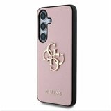 Guess PU Grained 4G Metal Logo Zadní Kryt pro Samsung Galaxy S25+ Pink Ovitek za telefon Vijolična | Shoptok.si