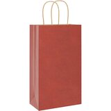  Papirnate vrećice 50 kom s ručkama crvene 21x11x36 cm | shoptok.hr